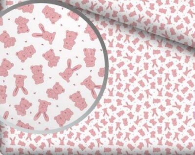 Bären und Hasen Rosa