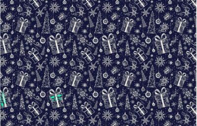 Dunkelblaue Geschenke