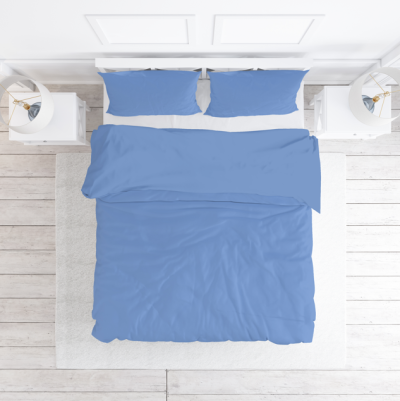 Baumwollbettwäsche 160x200 Dunkelblau