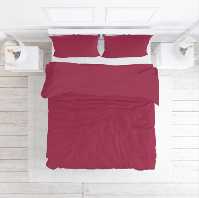 Baumwollbettwäsche 160x200 Fuchsie