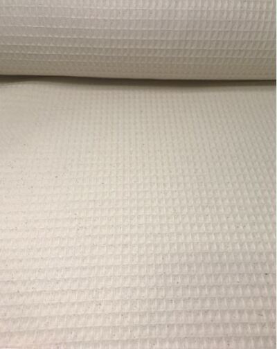 Waffelstoff Eco Natur (Ohne Farbstoffe)