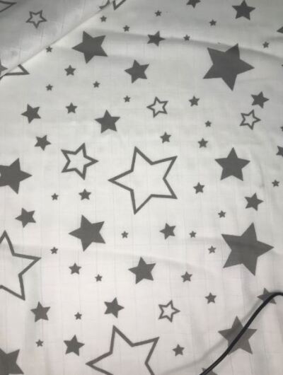 Musselin Galaxy Grau