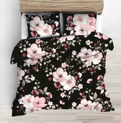 Baumwoll-Satin Bettwäsche 160x200